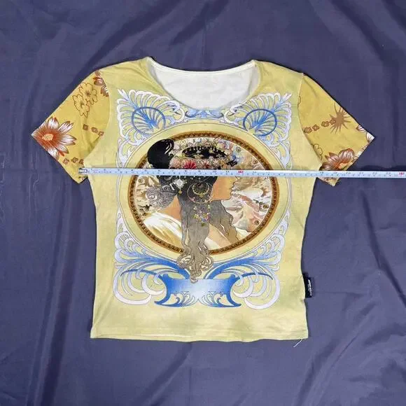 Miss Sixty Alphonse Mucha Graphic Top - Picture 5 of 6